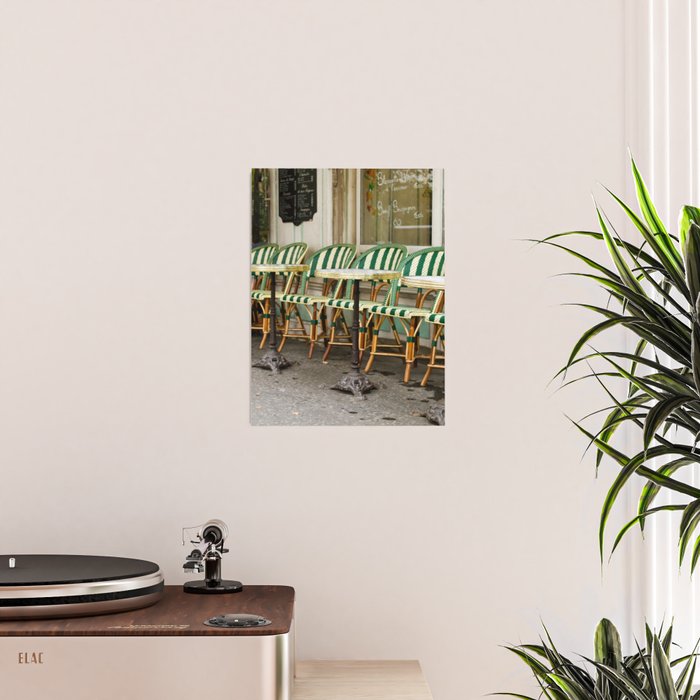 Cafe Views in Paris Poster Gallery Image 2