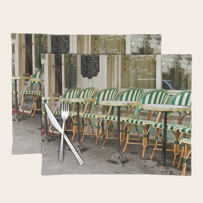 Cafe Views in Paris Placemat Gallery Image 1