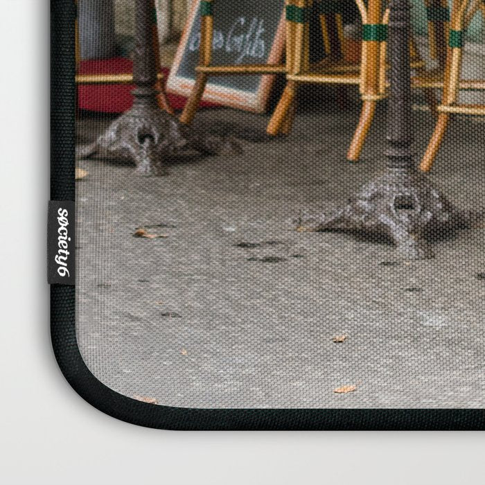 Cafe Views in Paris Laptop Sleeve Gallery Image 3