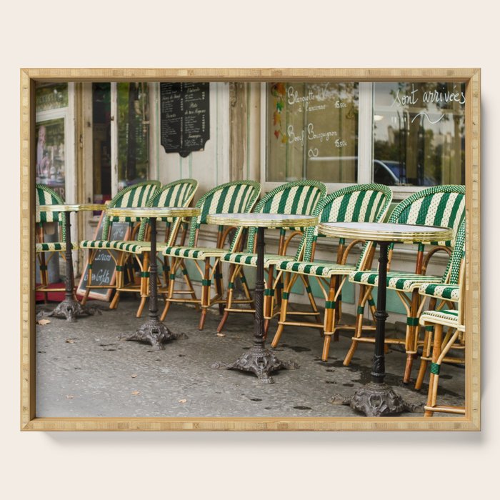 Cafe Views in Paris Serving Tray Gallery Image 1