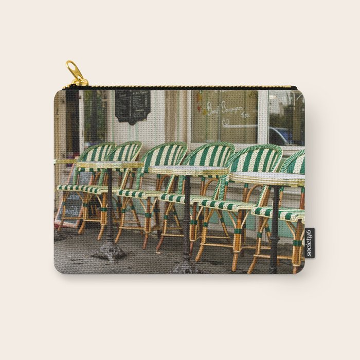 Cafe Views in Paris Carry All Pouch Gallery Image 1