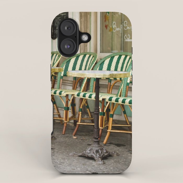 Cafe Views in Paris iPhone Case Gallery Image 1