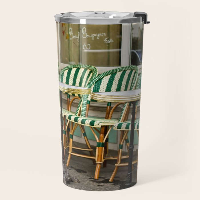 Cafe Views in Paris Travel Mug Gallery Image 2