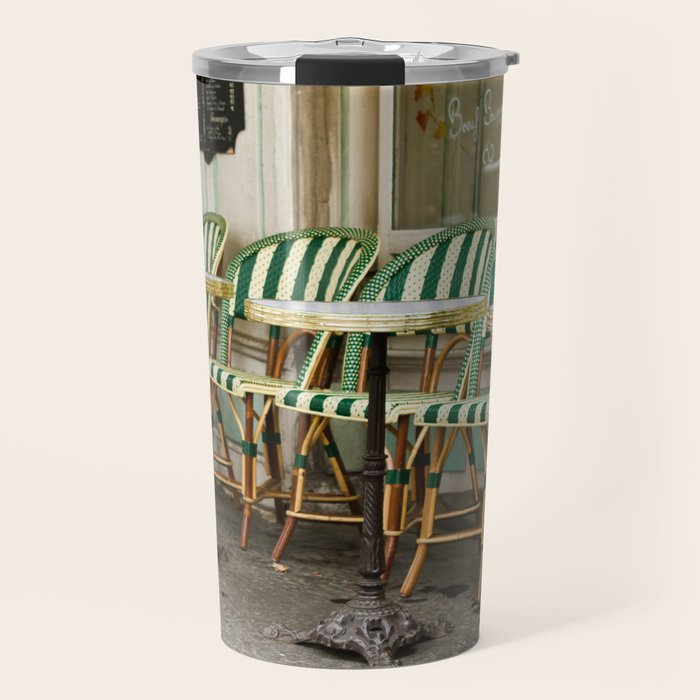 Cafe Views in Paris Travel Mug Gallery Image 1