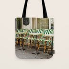 Cafe Views in Paris Tote Bag Gallery Image 1