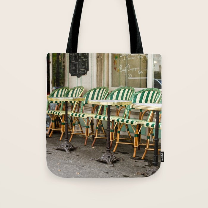 Cafe Views in Paris Tote Bag Gallery Image 1