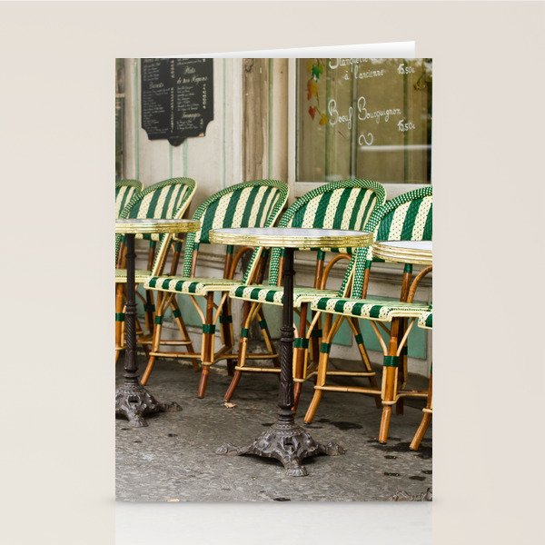 Cafe Views in Paris Stationery Card Gallery Image 2
