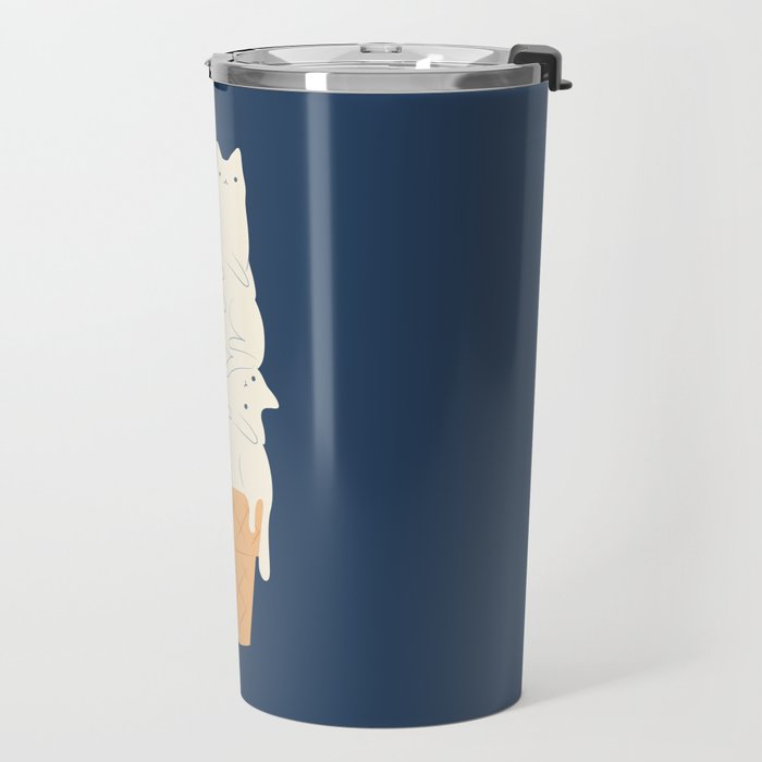 Cat ice cream 2024 Travel Mug Gallery Image 2