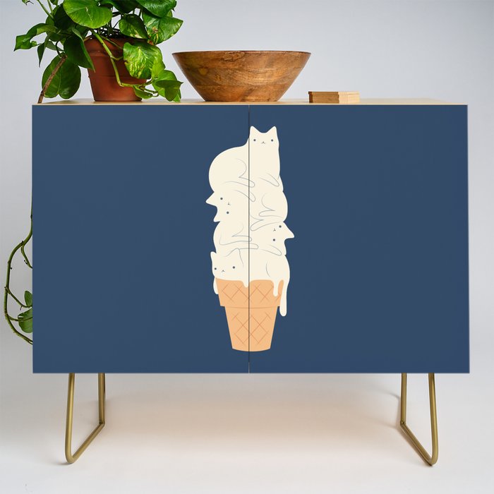 Cat ice cream 2024 Credenza Gallery Image 1