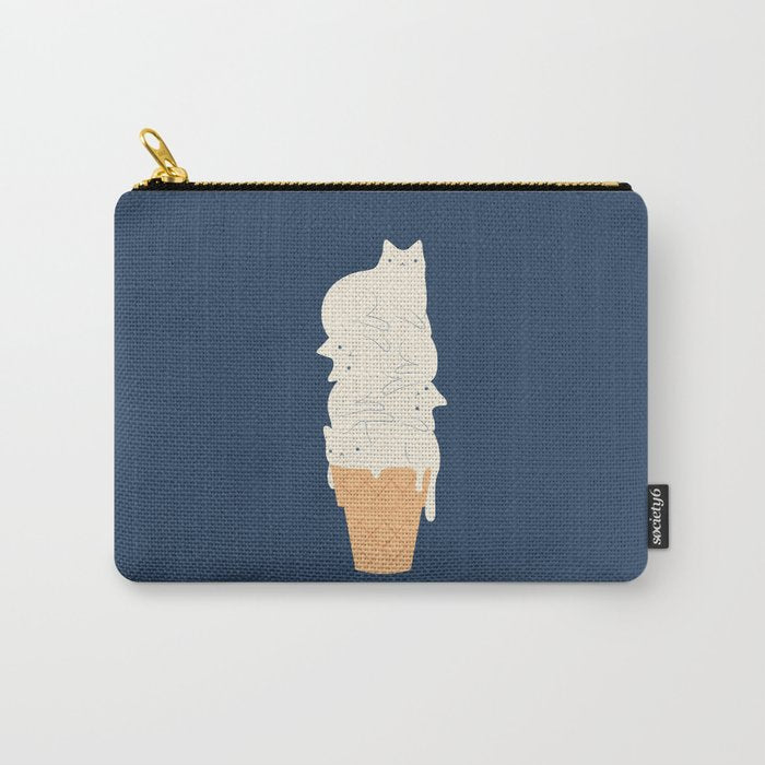 Cat ice cream 2024 Carry All Pouch Gallery Image 1