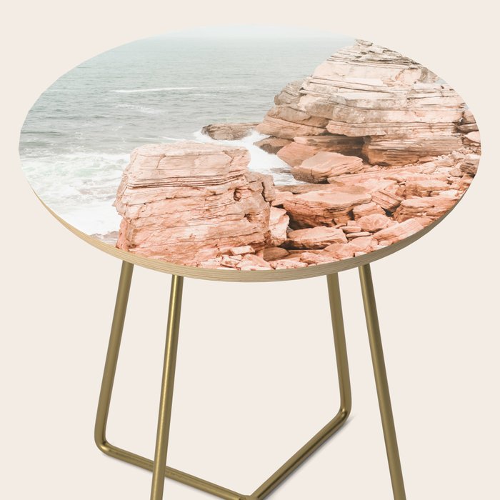 Rocky Coastline Beach View - Ocean Print - Sea - Travel photography by Ingrid Beddoes Side Table Gallery Image 2