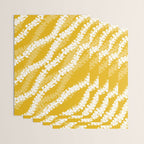 Puakenikeni single leis on Deep yellow Wrapping Paper Gallery Image 3