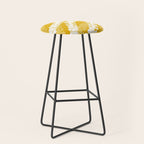 Puakenikeni single leis on Deep yellow Stool Gallery Image 1