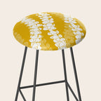 Puakenikeni single leis on Deep yellow Stool Gallery Image 2