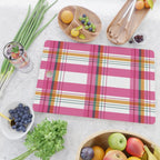 Cheerful Checkered Pattern Cutting Board Gallery Image 2