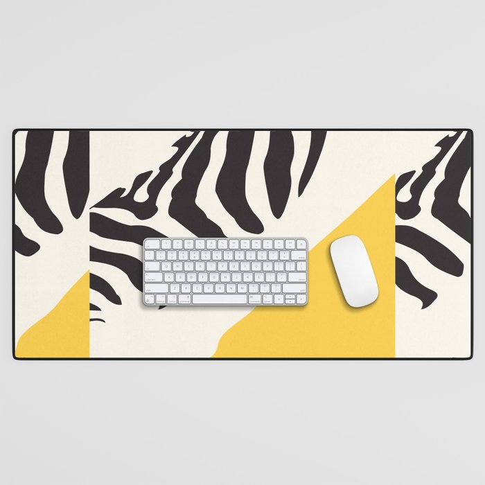 Zebra Abstract Desk Mat Gallery Image 1