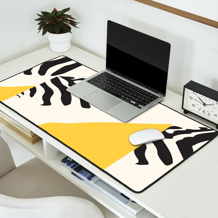 Zebra Abstract Desk Mat Gallery Image 2