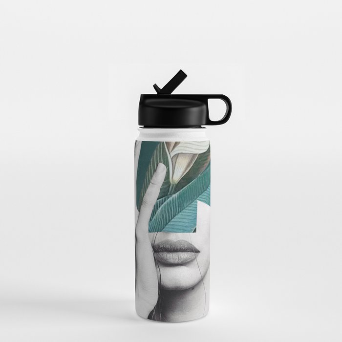 WOMAN WITH FLOWERS 22 Water Bottle Gallery Image 1