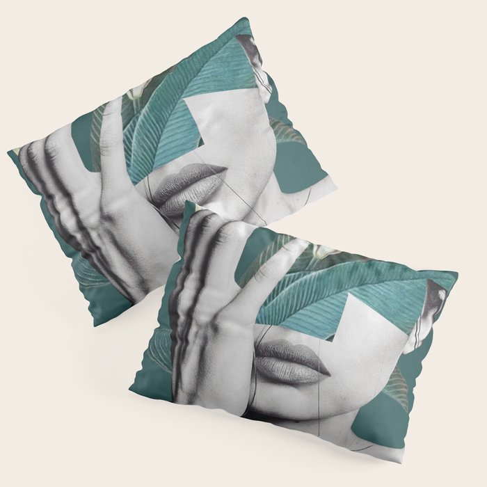 WOMAN WITH FLOWERS 22 Pillow Sham Gallery Image 1