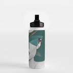 WOMAN WITH FLOWERS 22 Water Bottle Gallery Image 2