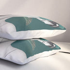 WOMAN WITH FLOWERS 22 Pillow Sham Gallery Image 3