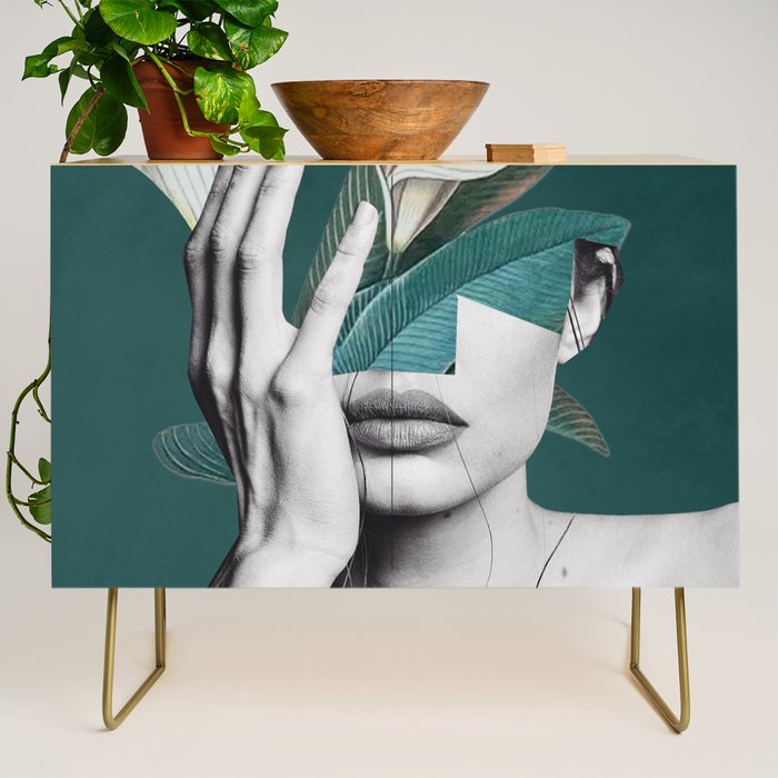 WOMAN WITH FLOWERS 22 Credenza Gallery Image 1
