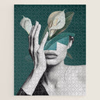 WOMAN WITH FLOWERS 22 Jigsaw Puzzle Gallery Image 1
