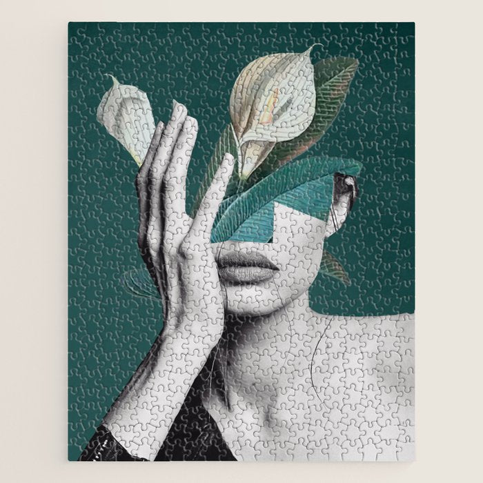 WOMAN WITH FLOWERS 22 Jigsaw Puzzle Gallery Image 1