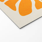 Chantilly & Neon Carrot: Les Fleurs | Flower Market Color Series 09 Welcome Mat Gallery Image 2