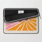 Chantilly & Neon Carrot: Les Fleurs | Flower Market Color Series 09 Laptop Sleeve Gallery Image 2