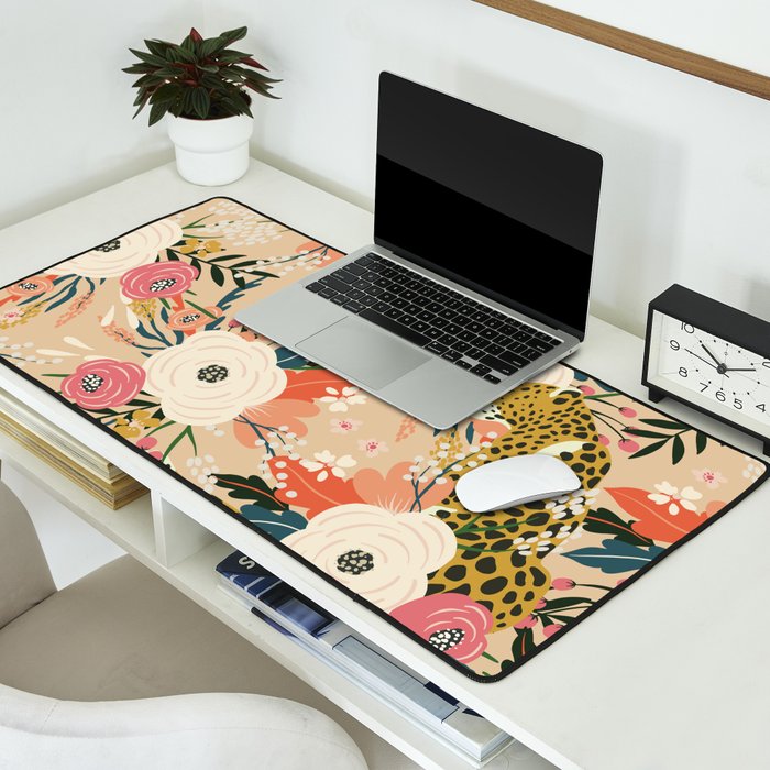 Simba Cheetah Prints Desk Mat Gallery Image 2