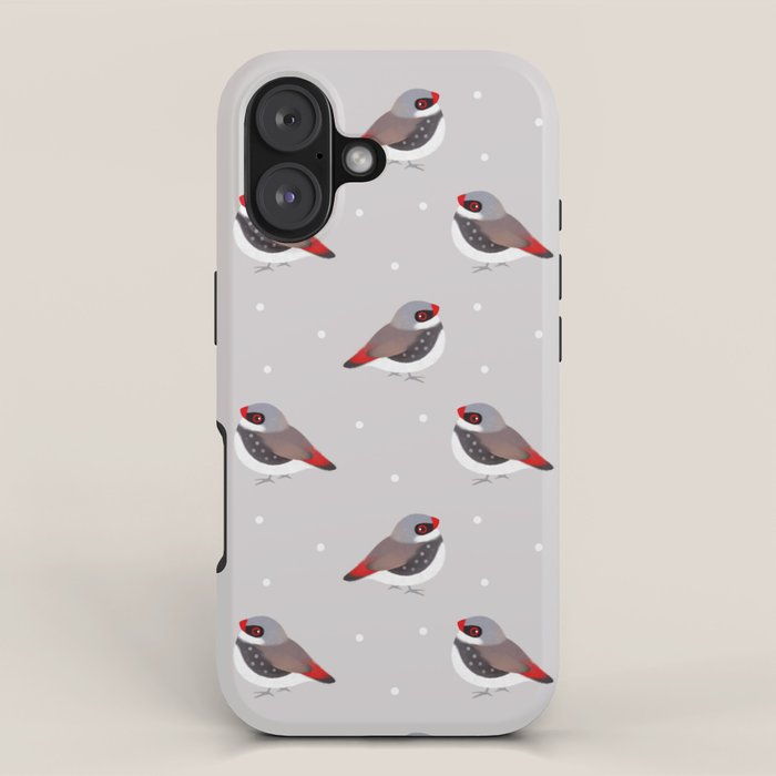 Diamond Firetail iPhone Case Gallery Image 1