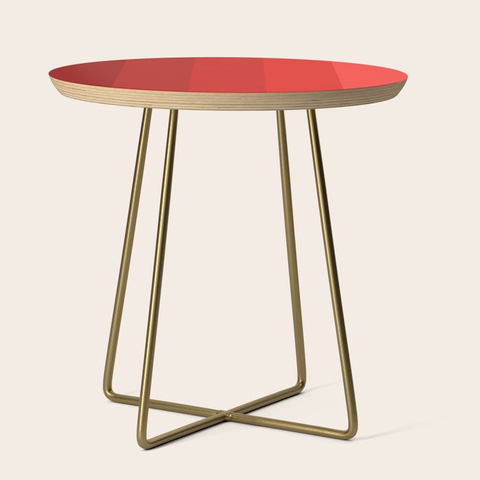 Red Striped Color Gradient Side Table Gallery Image 1