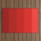 Red Striped Color Gradient Outdoor Rug Gallery Image 1