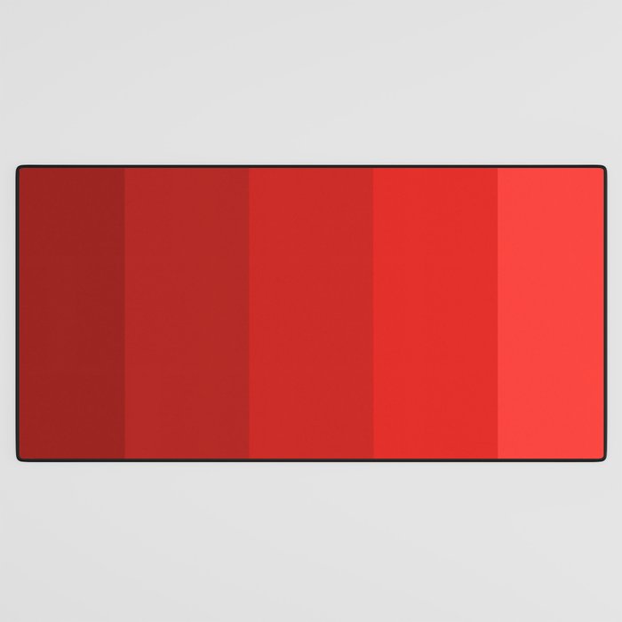 Red Striped Color Gradient Desk Mat Gallery Image 3