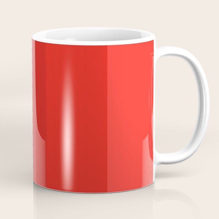 Red Striped Color Gradient Coffee Mug Gallery Image 1
