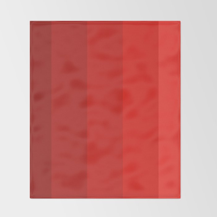 Red Striped Color Gradient Throw Blanket Gallery Image 2