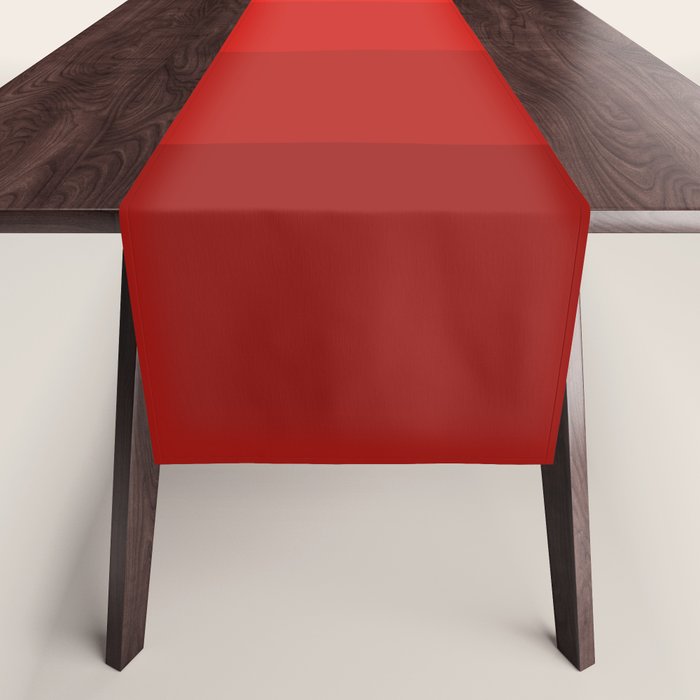Red Striped Color Gradient Table Runner Gallery Image 1
