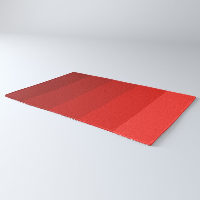 Red Striped Color Gradient Rug Gallery Image 3