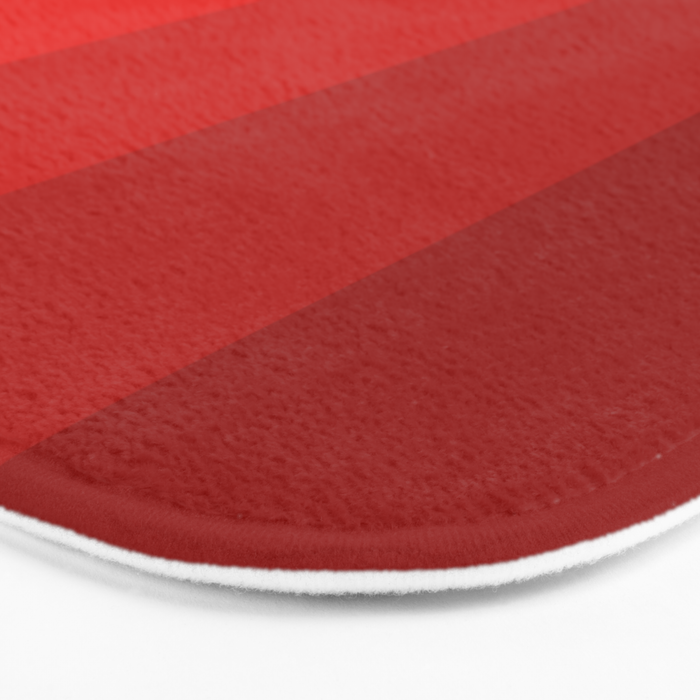 Red Striped Color Gradient Bath Mat Gallery Image 3