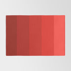 Red Striped Color Gradient Rug Gallery Image 2
