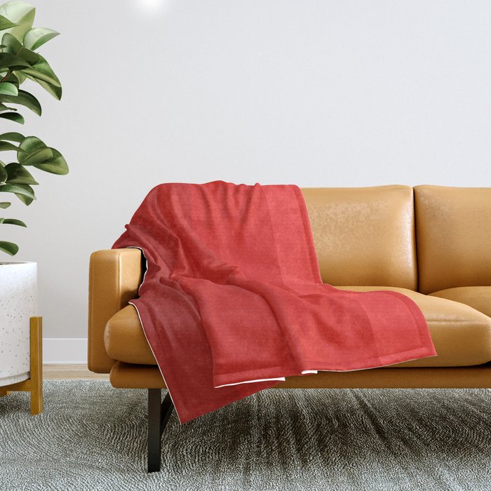 Red Striped Color Gradient Throw Blanket Gallery Image 1