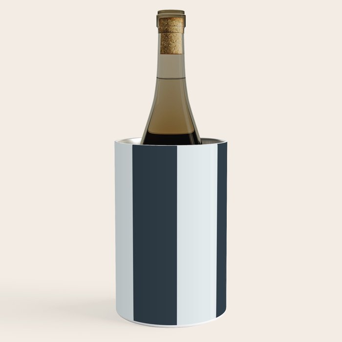 Nautical Deep Blue Stripes - Cozy Heirloom Wine Chiller Gallery Image 3