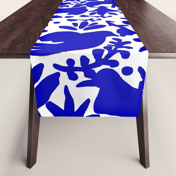 Blue Otomi  Table Runner Gallery Image 1