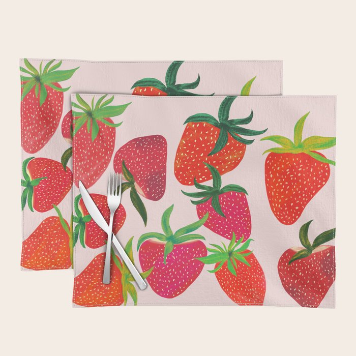 Strawberry Harvest Placemat Gallery Image 1