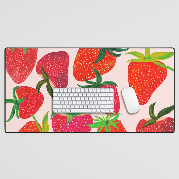 Strawberry Harvest Desk Mat Gallery Image 1