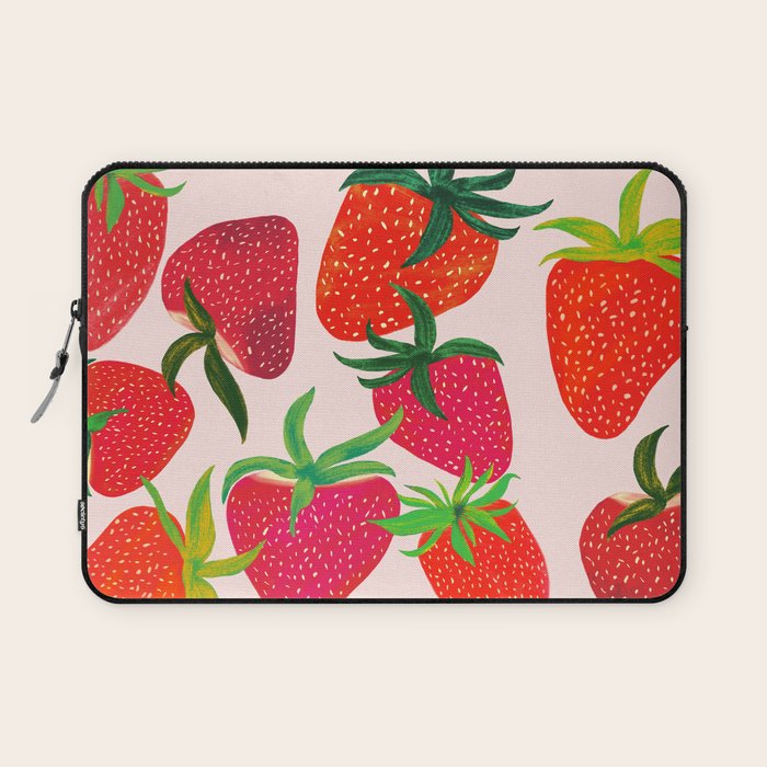 Strawberry Harvest Laptop Sleeve Gallery Image 1