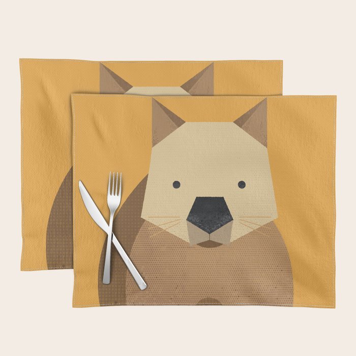 Whimsy Wombat Placemat Gallery Image 1