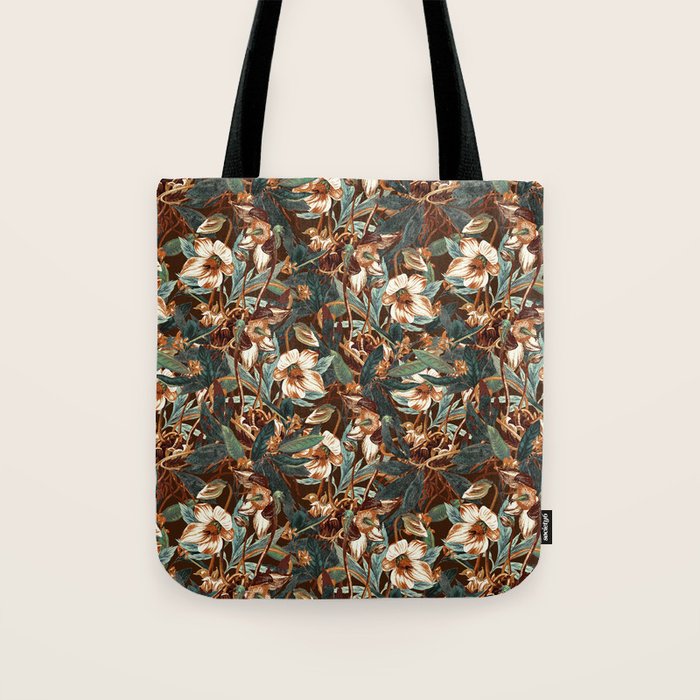 Vintage Night Garden Tote Bag Gallery Image 1