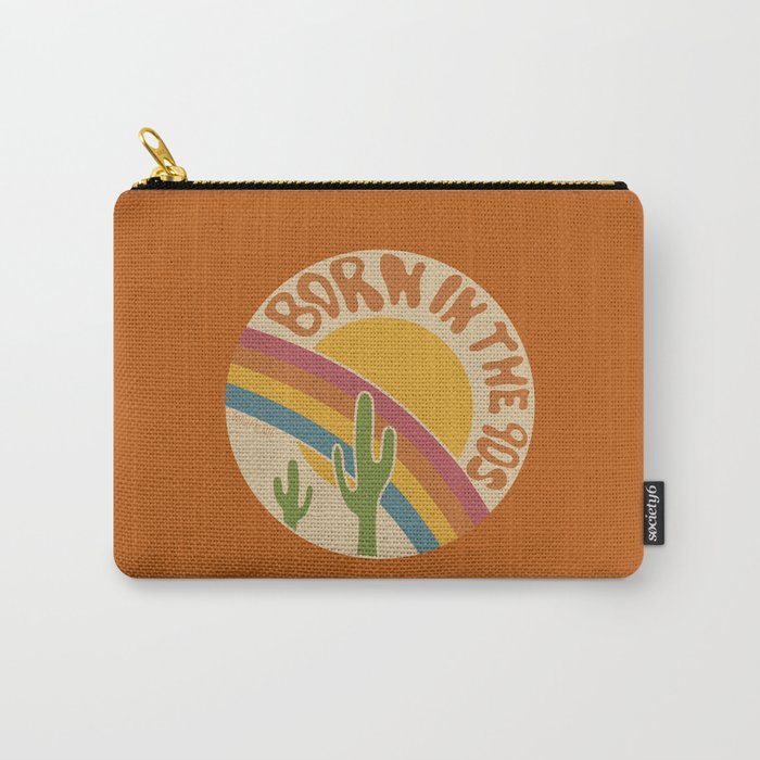 Born in the 90s Carry All Pouch Gallery Image 1
